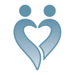 Pink heart logo icon